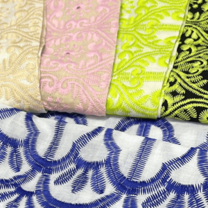 LAISE BORDADA DOIS TONS COLLOR LIGHT - 1883/A